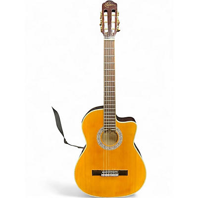 Used Esteban G100 Natural Classical Acoustic Electric Guitar