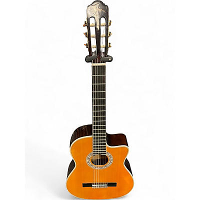 Used Esteban GRENADA G100 Natural Classical Acoustic Electric Guitar
