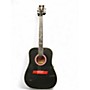 Used Esteban IMPALA BLACK Acoustic Electric Guitar BLACK