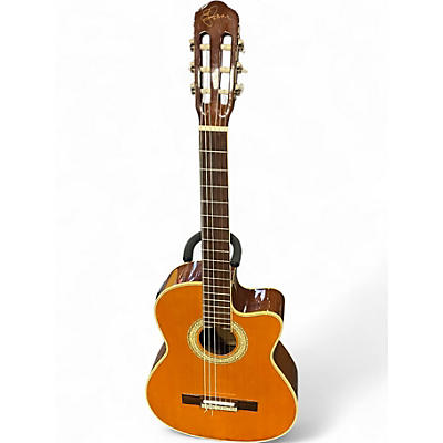 Used Esteban MALAGUENA Natural Classical Acoustic Electric Guitar