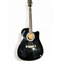 Used Esteban MASTER CLASS CUTAWAY Black Acoustic Electric Guitar Black
