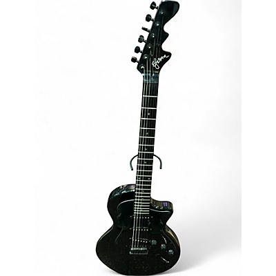Used Esteban MIDNIGHT LEGACY Black Solid Body Electric Guitar