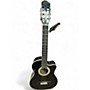 Used Esteban Malaguena Black Classical Acoustic Guitar Black
