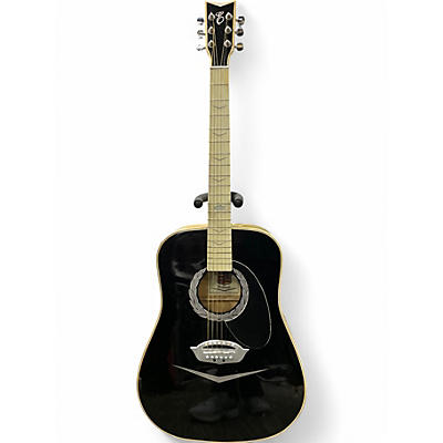 Used Esteban cadillac Black and White Acoustic Electric Guitar