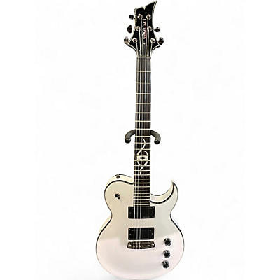 Used Ethan Hart EH1 Arctic White Solid Body Electric Guitar