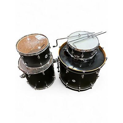 Used Evans 4 Piece DESIGN SERIES BLACK Drum Kit