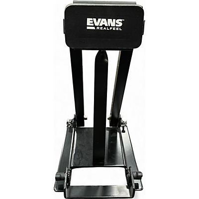 Used Evans RealFeel Folding Bass drum pedal Practice Pad