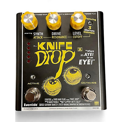 Used Eventide Third Man Hardware Knife Drop Synth Fuzz Effect Pedal