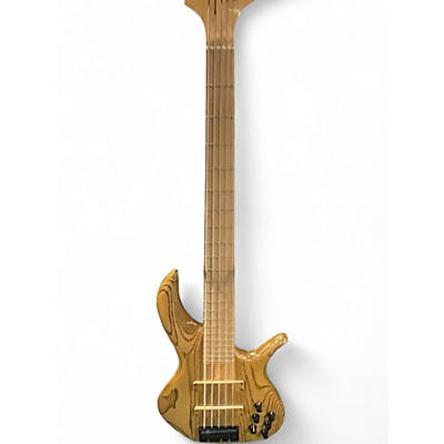 Used F Bass BN5 5 String Natural Electric Bass Guitar