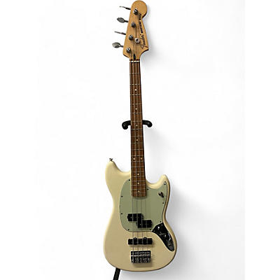 Fender Used FENDER MUSTANG PJ BASS Olympic White Electric Bass Guitar