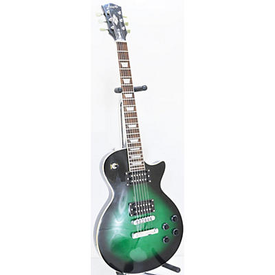 Used FIREFLY FF-LP GREEN BURST Solid Body Electric Guitar