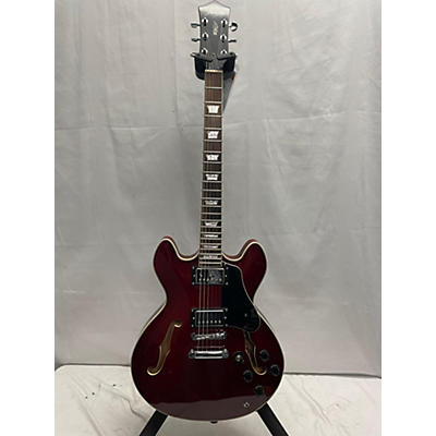 Used FIREFLY JSN 335 Wine Red Hollow Body Electric Guitar