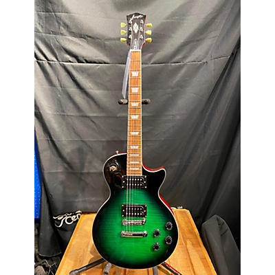 Used FIREFLY SINGLE CUTAWAY SOLID BODY GREEN SUNBURST Solid Body Electric Guitar