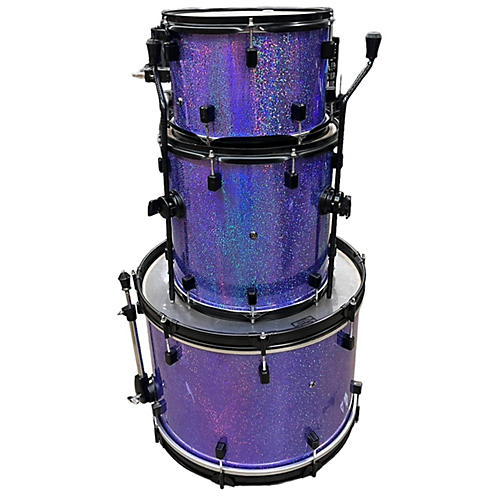 Foreach Used FOREACH 3 piece 3 PIECE PURPLE SPARKLE Drum Kit PURPLE SPARKLE