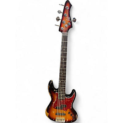 Used Fad CUSTOM PJ SMR HEAVY RELIC BURST Electric Bass Guitar