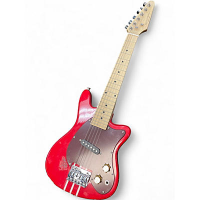 Used Fao Schwarz Mini Solid Body Electric Red Solid Body Electric Guitar