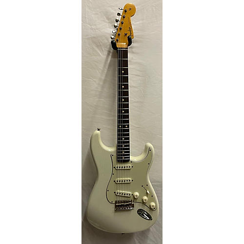 Fender Used Fender 1692/1963 Stratocaster JRN LTD Olympic White Solid Body Electric Guitar Olympic White