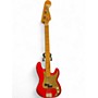 Used Fender 1950S Precision Bass Fiesta Red Electric Bass Guitar Fiesta Red
