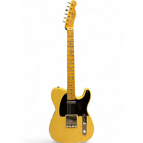 Fender Used Fender 1952 Relic Telecaster Butterscotch Blonde Solid Body Electric Guitar Butterscotch Blonde