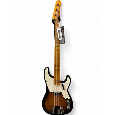 Used Fender 1954 AMERICAN VINTAGE II PRECISION BASS 2 Tone Sunburst Electric Bass Guitar