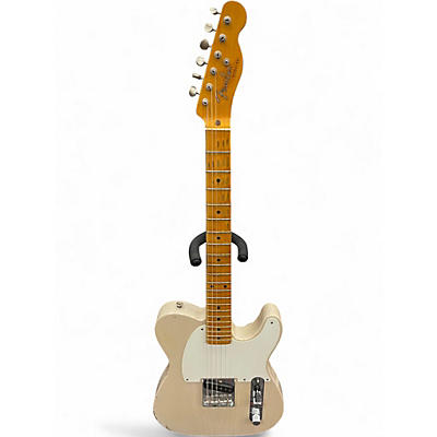 Used Fender 1955 ESQUIRE CUSTOM SHOP WHITE BRONZE RELIC Solid Body Electric Guitar