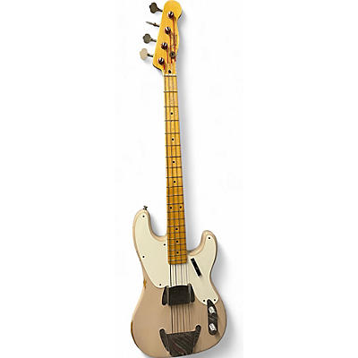 Fender Used Fender 1955 Reissue Precision Bass Trans Blonde Electric Bass Guitar