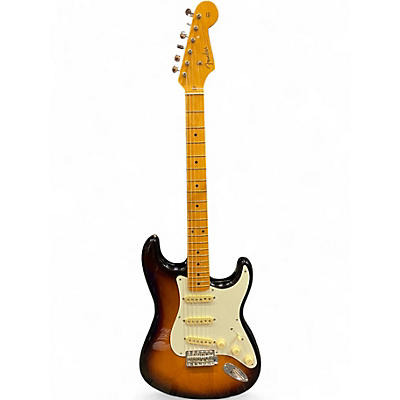 Used Fender 1957 AMERICAN VINTAGE II STRATOCASTER 2 Tone Sunburst Solid Body Electric Guitar