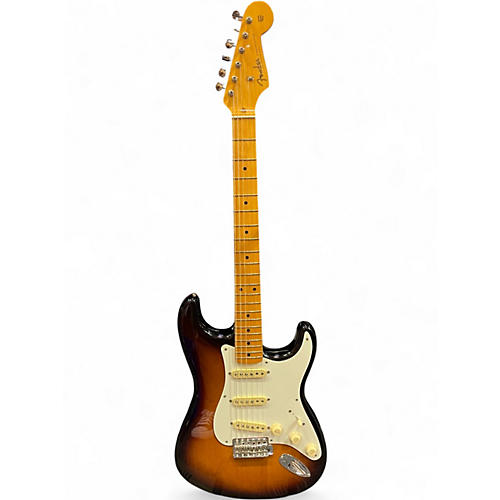 Used Fender 1957 AMERICAN VINTAGE II STRATOCASTER 2 Tone Sunburst Solid Body Electric Guitar 2 Tone Sunburst