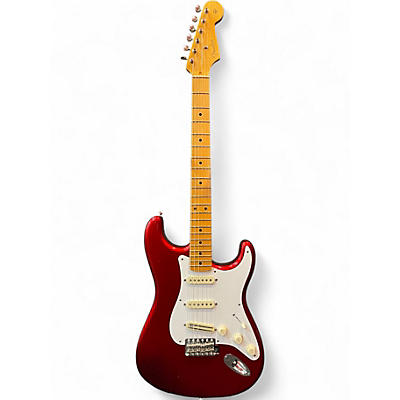 Used Fender 1957 American Vintage Hot Rod Stratocaster Candy Apple Red Solid Body Electric Guitar