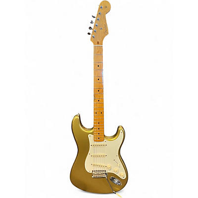 Used Fender 1957 Reissue Stratocaster Gold Solid Body Electric Guitar