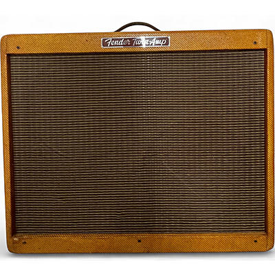Used Fender 1957 Reissue Twin 40W 2x12 Tweed Tube Guitar Combo Amp