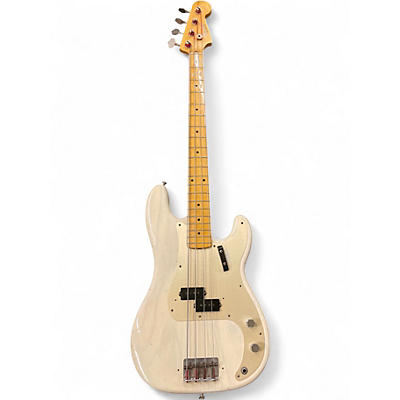 Used Fender 1957 Relic Precision Bass AGED WHITE BLONDE Electric Bass Guitar
