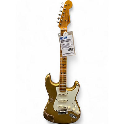 Fender Used Fender 1958 CUSTOM SHOP STRATOCASTER HVY RELIC GOLD HVY RELIC Solid Body Electric Guitar