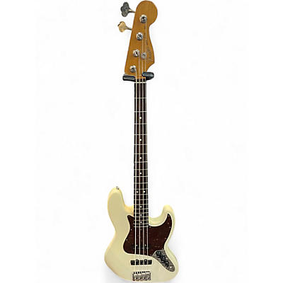 Used Fender 1960S Jazz Bass Olympic White Electric Bass Guitar