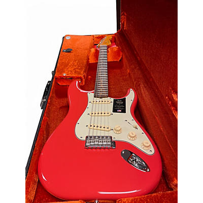 Used Fender 1961 AMERICAN VINTAGE II STRATOCASTER Fiesta Red Solid Body Electric Guitar