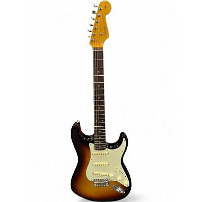Used Fender 1961 American Vintage 2 Tone Sunburst Solid Body Electric Guitar