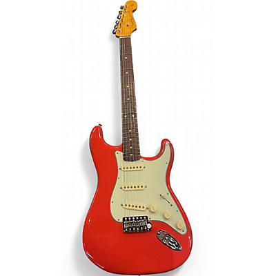 Used Fender 1961 American Vintage II Stratocaster Fiesta Red Solid Body Electric Guitar