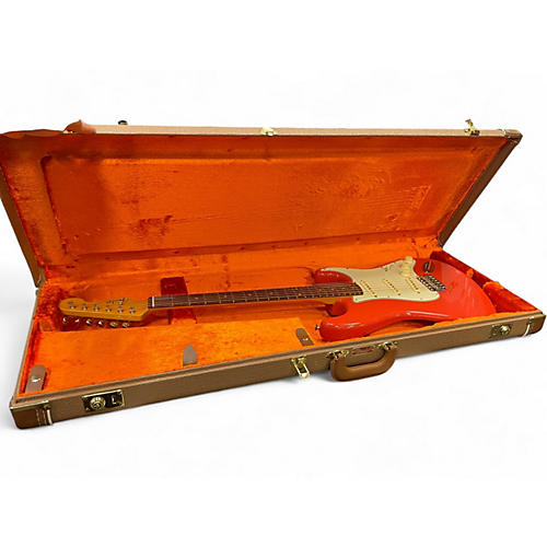 Used Fender 1961 american vintage ii strat Fiesta Red Solid Body Electric Guitar Fiesta Red