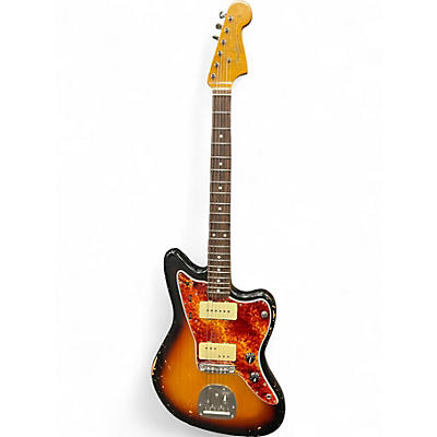 Used Fender 1962 American Vintage Reissue Jazzmaster 3 Tone Sunburst Solid Body Electric Guitar