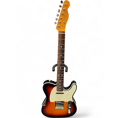 Used Fender 1962 American Vintage Telecaster Custom 3 Color Sunburst Solid Body Electric Guitar 3 Color Sunburst