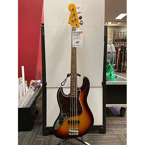 Fender Used Fender 1962 Reissue Jazz Bass 3 Tone Sunburst Electric Bass Guitar 3 Tone Sunburst