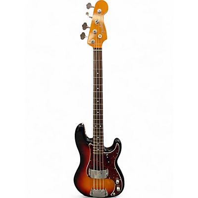 Used Fender 1962 Reissue Precision Bass 3 Color Sunburst Electric Bass Guitar
