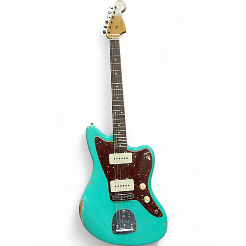 Used Fender 1962 Relic Jazzmaster Surf Green Solid Body Electric Guitar Surf Green