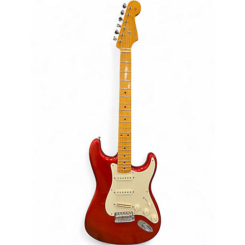 Used Fender 1962 Vintage Hot Rod Stratocaster Candy Apple Red Solid Body Electric Guitar Candy Apple Red