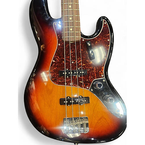 Fender Used Fender 1962 reissue Jazz Bass 2012 3 Tone Sunburst Electric Bass Guitar 3 Tone Sunburst