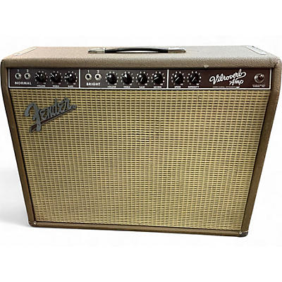 Used Fender 1963 Reissue Vibroverb 40W 2x10 Tube Guitar Combo Amp