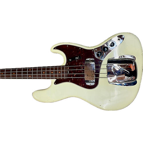 Fender Used Fender 1964 American Vintage Jazz Bass Olympic White Electric Bass Guitar Olympic White