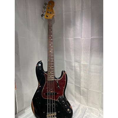 Fender Used Fender 1964 Relic Jazz Bass Black Electric Bass Guitar