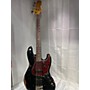 Used Fender 1964 Relic Jazz Bass Black Electric Bass Guitar Black