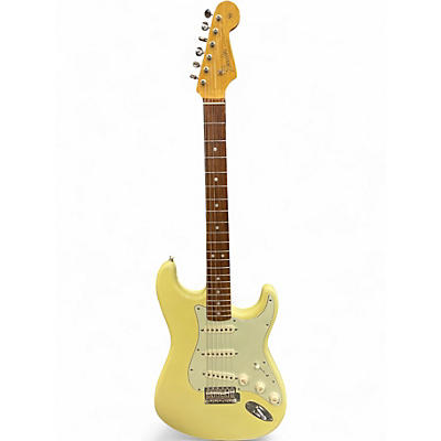 Used Fender 1965 American Vintage Stratocaster Olympic White Solid Body Electric Guitar